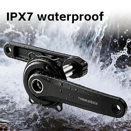 ThinkRider PP5 Aluminum Alloy Spider Power Meter Crankset, Road-24, 160mm