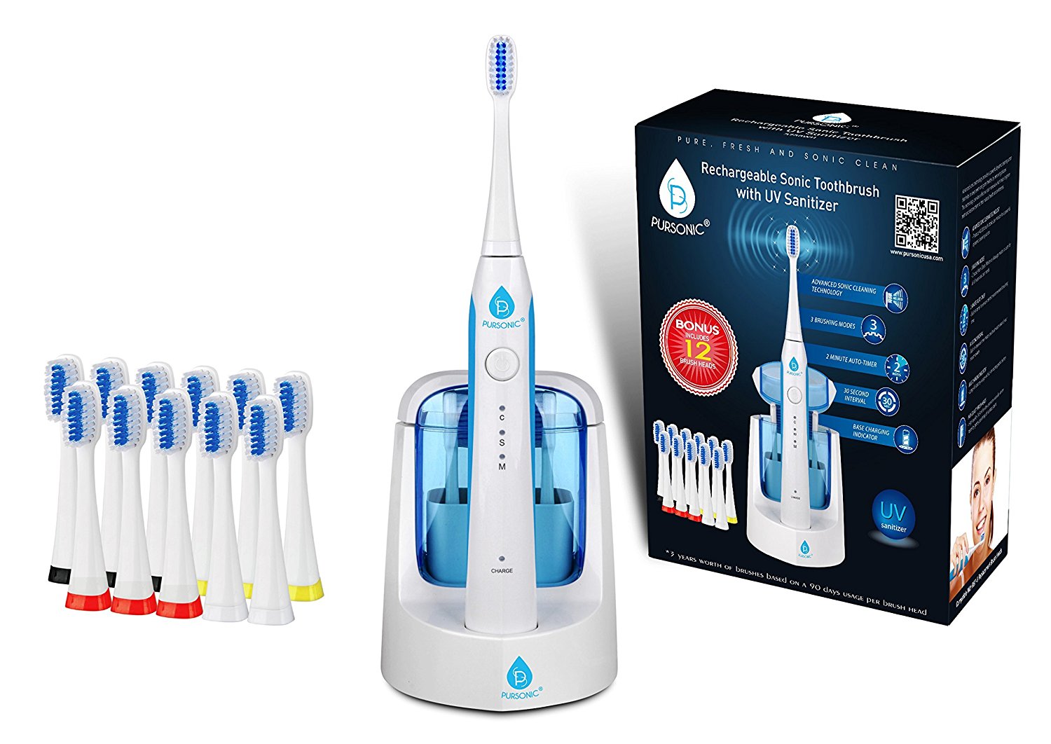 Pursonic S750 Sonic Toothbrush with UV Sanitizer @ Meh $25