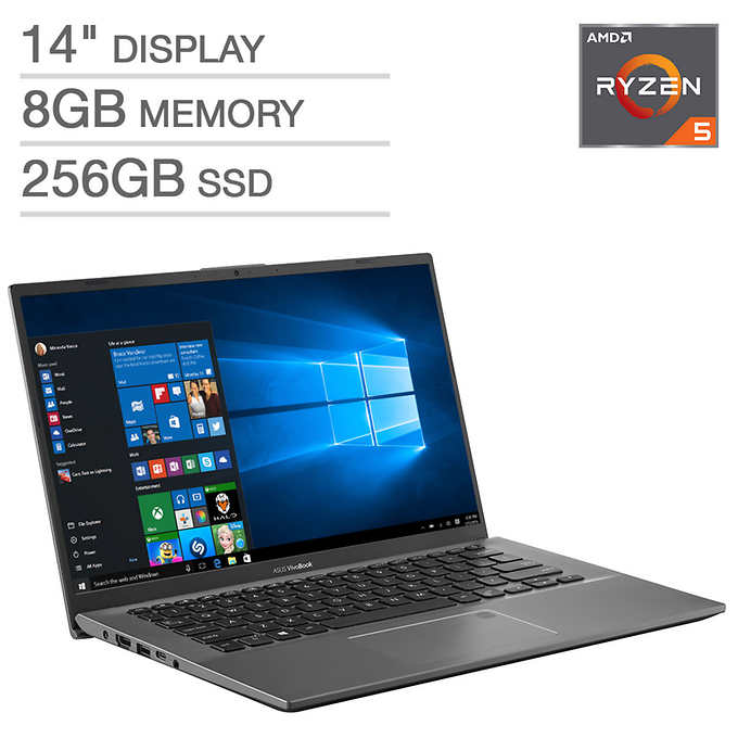 ASUS VivoBook Flip F412DA 14" Laptop - AMD Ryzen 5 -Costco Online $450