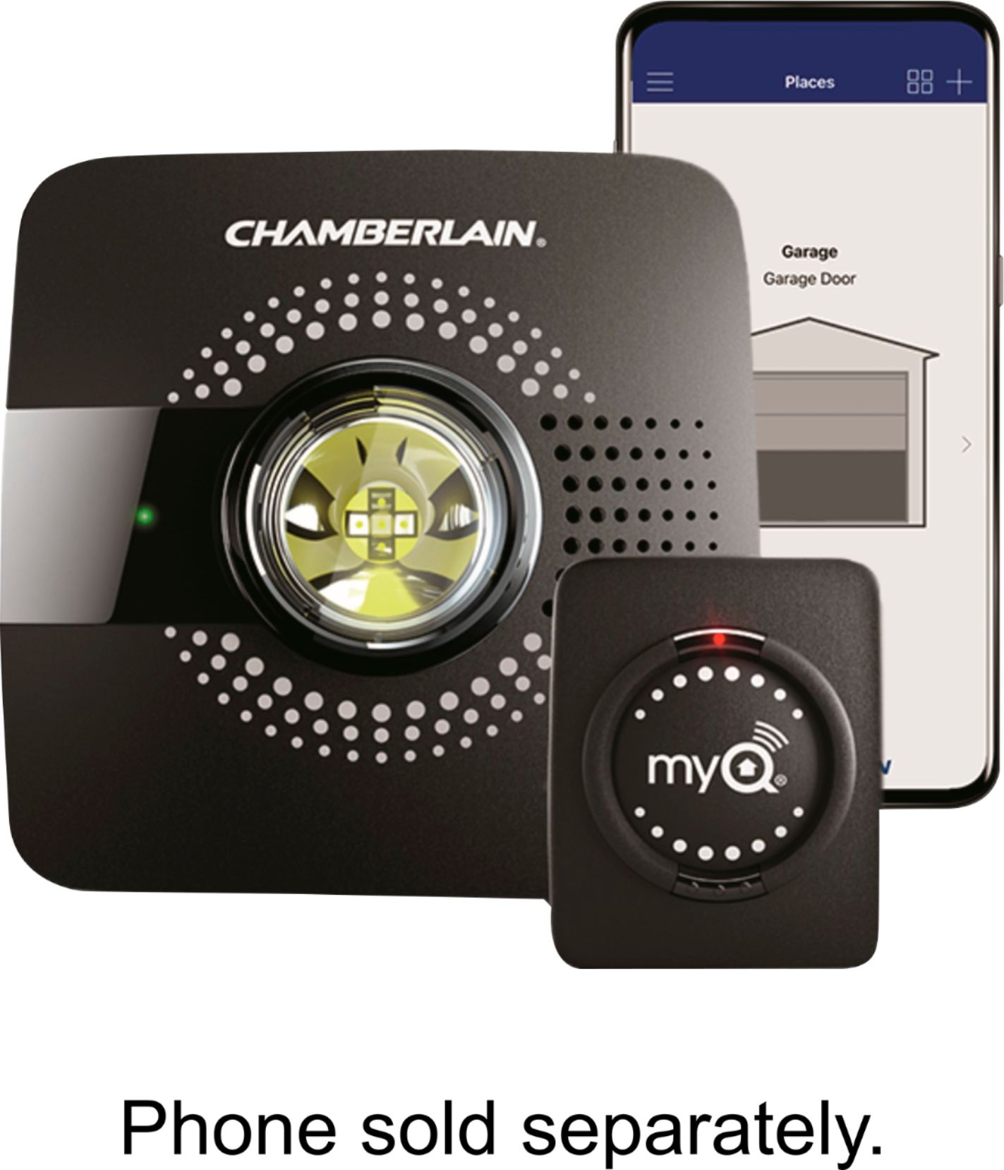 Chamberlain MyQ Smart Garage Hub Black MYQ-G0301 - Best Buy $32.99
