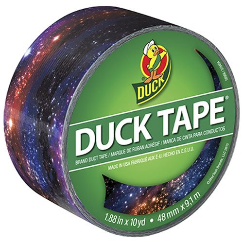 Duck Brand 283039 Printed Duct Tape, Galaxy, 1.88 Inches x 10 Yards, Single Roll $2