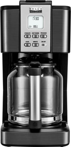 Bella - Pro Series 14-Cup Coffee Maker - Black stainless steel $30