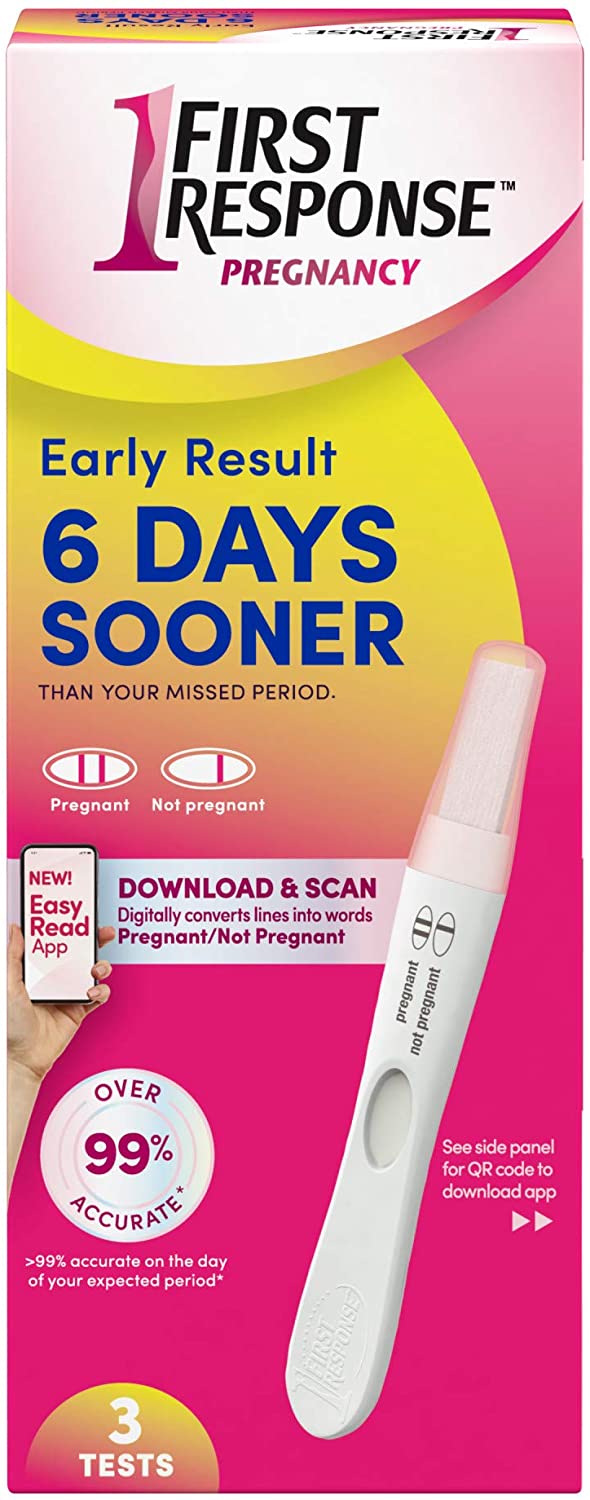 3-Count First Response Early Result Pregnancy Test $8.75 w/ S&S + Free Shipping w/ Prime or $25+