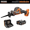 RIDGID 18V Subcompact Brushless Cordless One-Handed Reciprocating Saw Kit w/ 2.0 Ah Battery and Charger $129 + Shipping