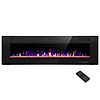 60&amp;quot; Edendirect Wall Mounted Electric Fireplace with Remote Control, Timer and Touch Screen $248 + Free Shipping