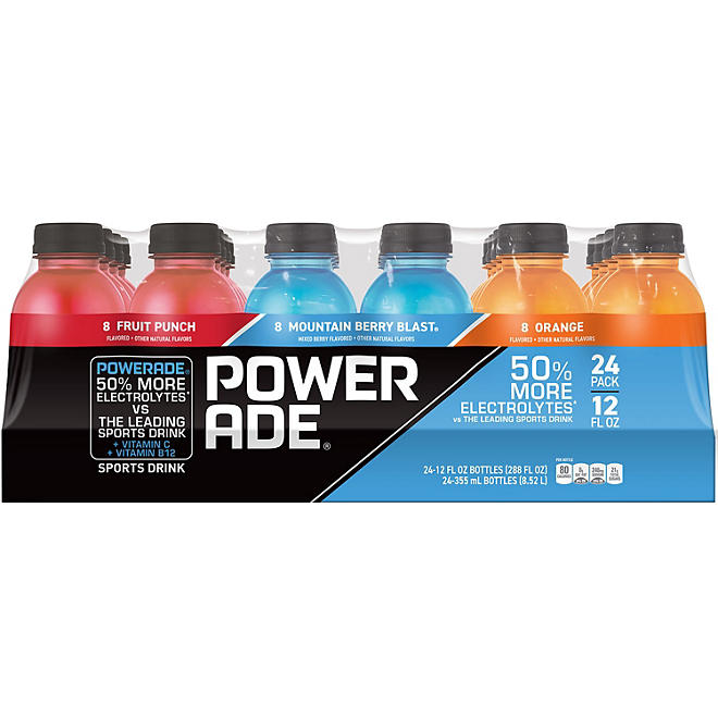 Sam's Club Plus Members: 24-Pack 12-Oz Powerade Sports Drink Variety ...
