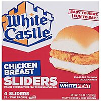 Select Walgreens Stores: 4-Pack 2.61-Oz White Castle Frozen Chicken Breast Sliders