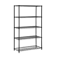 Honey-Can-Do Black 5-Tier Metal Freestanding Garage Storage Shelving Unit (42" W x 72" H x 18" D) $72 + Free Shipping