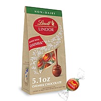 5.1-Oz Lindt LINDOR OatMilk Chocolate Candy Truffles (Non-Dairy) $4 w/ S&S + Free S&H w/ Prime or $35+