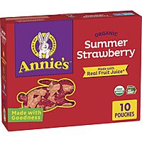 10-Pouches Annie's Organic Summer Strawberry Fruit Snacks $2.63 w/ S&S + Free Shipping w/ Prime or on $35+ $2.63