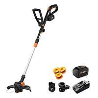 WORX Power Share 20V 12" Straight Cordless String Trimmer w/ 4.0 Ah Battery