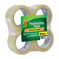 4-Rolls Duck Brand Clear Acrylic General Purpose Tape (1.88"x 110 yd) $8.74 + Free S&H w/ Walmart+ or on $35+