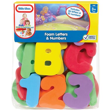 36-Piece Little Tikes Foam Letters & Numbers Toy Playset $1.35 at ...
