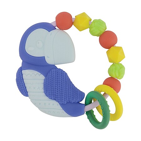 Infantino Go Gaga! Busy Bead Ring Silicone Teether $4 + Free Shipping w ...