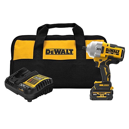 DEWALT 20V MAX Lithium-Ion Brushless Cordless 1/2" High Torque Impact Wrench Kit w/ Oil-Resistant 5Ah Battery & Charger $249 + Free Shipping
