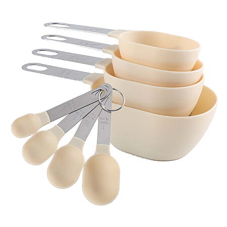 8-Piece Cook With Color Measuring Cup and Spoon Set $1.98 + Free S&H w/ Walmart+ or on $35+