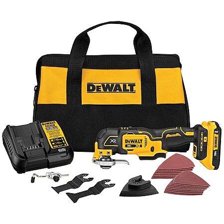 DeWALT XR 20V Max Cordless Brushless 8-Pc Oscillating Multi-Tool w/ Case & Battery $99 + Free Shipping