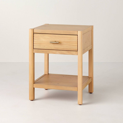Hearth & Hand Magnolia Wood End Table (Rustic Natural) $40 + Free Shipping