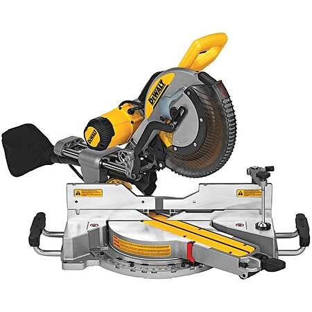 DeWALT 12” Double Bevel Corded Sliding Compound Miter Saw, Blade Wrench and Material Clamp $287.52 + Free Shipping