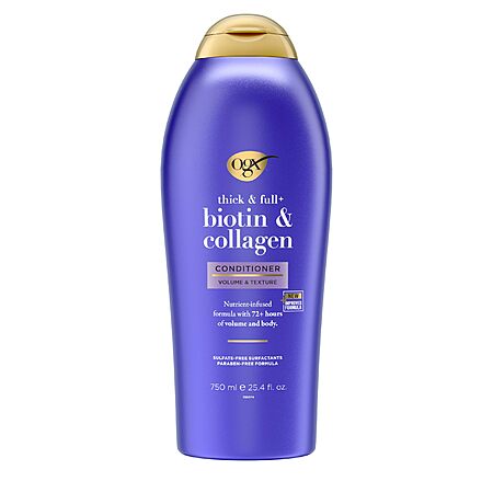 25.4-Oz OGX Thick & Full + Biotin & Collagen Volumizing Conditioner & More $5.68 w/ S&S + Free Shipping w/ Prime or on $35+