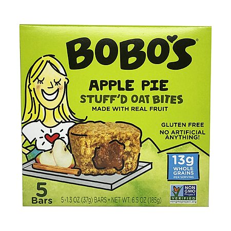 Bobo's Oat Bites/Bars: 5-Ct 1.3-Oz Apple Pie or 4-Ct 2.1-Oz PB&J's Strawberry $2.55 each & More