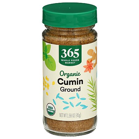 365 Organic Ground Cumin for $2.55