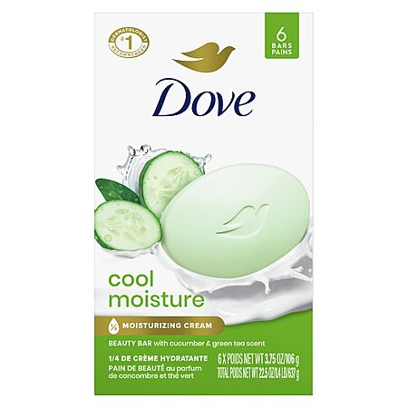 6-Pack Dove Beauty Bars for $3.55