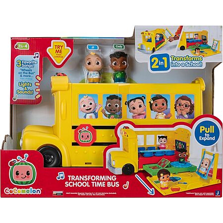 CoComelon School Bus Toy Now $8!