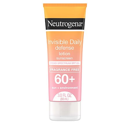 Neutrogena SPF 60+ Sunscreen for $8.91!