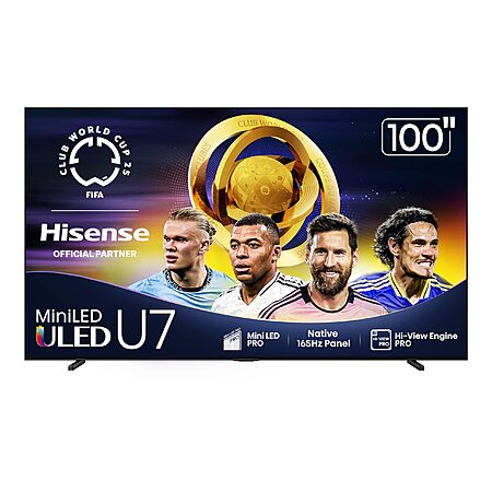 50% Off Hisense 100" 4K UHD TV!