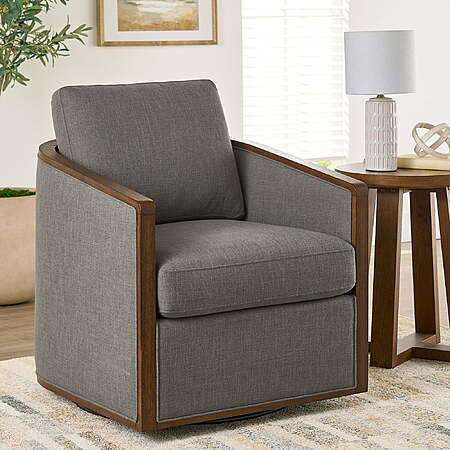 50% Off Windsor Swivel Accent Chair