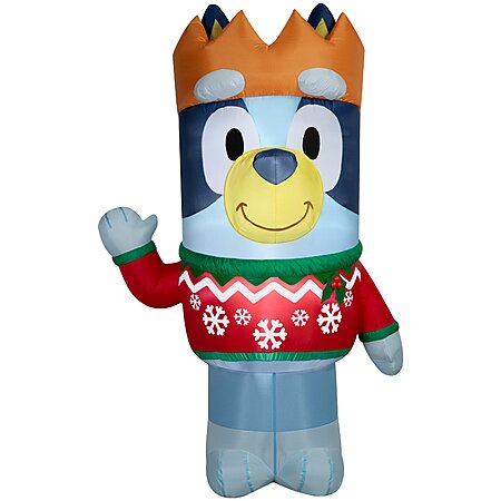 Bluey 8' Lighted Character Arts Bluey Merry Christmas Inflatable $59 ...