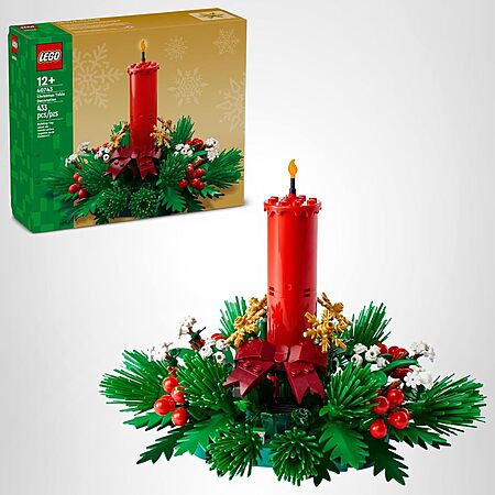 433-Piece LEGO Christmas Table Decoration Building Set $24 