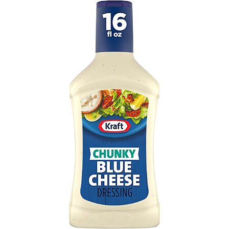 16-Oz Kraft Chunky Blue Cheese Salad Dressing  $1.67 w/ S&S + Free Shipping w/ Prime or on $35+