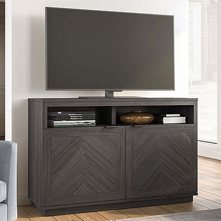Better Homes & Gardens Herringbone TV Stand For TVs up to 55” (Gray) $59.80 + Free Shipping