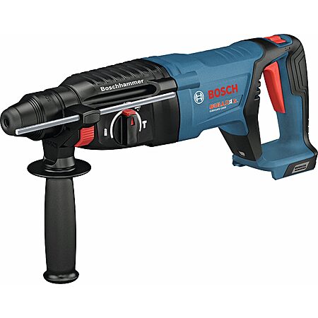 Bosch Bulldog 18-Volt 8-Amp SDS-Plus Variable Speed Cordless Rotary Hammer Drill (Tool Only) $99 + Free Shipping