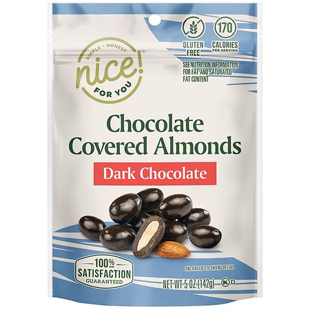 5-Oz Nice! For You Chocolate Covered Almonds or Cashews 2 for $4.80 + Free Store Pickup on $10+