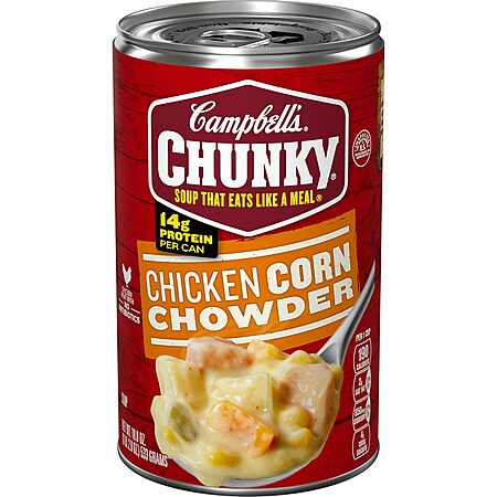 18.8oz Campbell's Chunky Soups (Various Flavors) 3 for $4.65 w/ Subscribe & Save