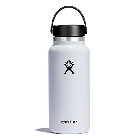 32-Oz Hydro Flask Insulated Steel Wide Flex Bottle (White or Tonal White) $21 + Free Shipping w/ Prime or on $35+ (0 replies)