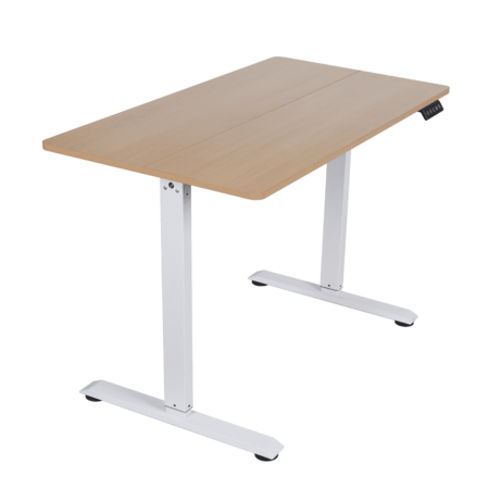 ACEssentials Electric Height Adjustable Sit/Stand Desk (Natural Wood/White) $66.50 + Free Shipping