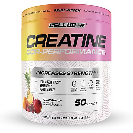 Select Accts: 11.5-Oz Cellucor Creatine Powder (Fruit Punch, 50 Servings)