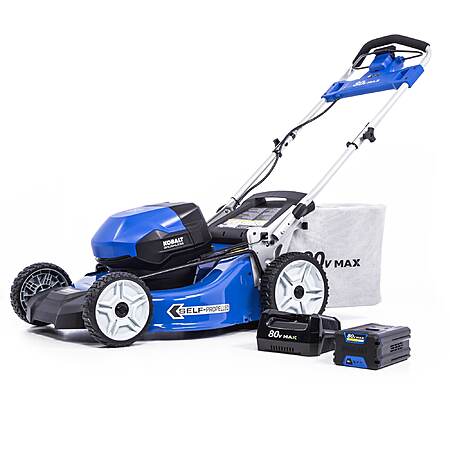 Kobalt 80V 21" Self-Propelled Battery Walk Mower w/ 5Ah Battery & Charger