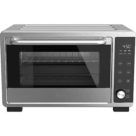 6-Slice Bella Pro Air Fryer Toaster Oven (Stainless Steel, 0.88 Cu. Ft.)