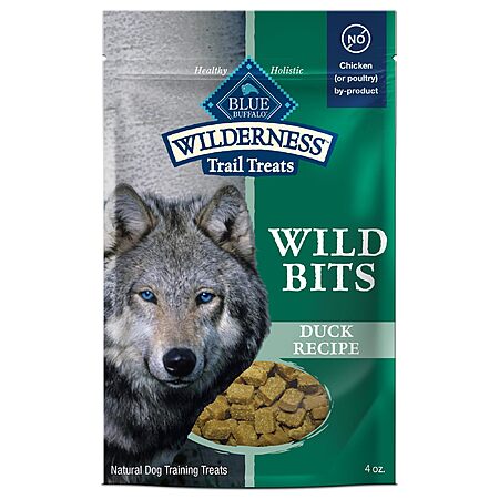 4-Ounce Blue Buffalo Wilderness Wild Bits Grain-Free Duck Recipe Soft & Chewy Dog Training Treats $2.98 + Free Shipping w/ Prime or on $35+