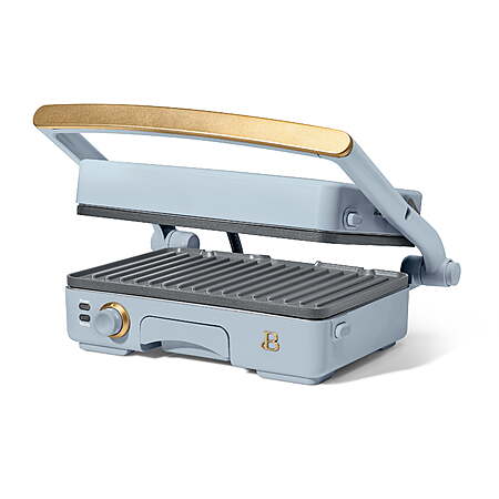 Beautiful 2-in-1 Panini Press & Grill w/ Detachable Plates by Drew Barrymore (Cornflower Blue) $39.55 + Free Shipping