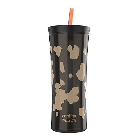 Contigo x Ally Love Shake & Go 20-Ounce Tumbler w/ Autoclose Lid (Licorice) $12.99 + Free Shipping w/ Prime or on $35+