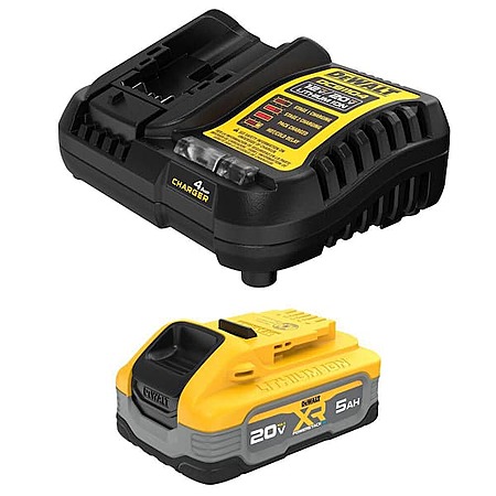 DeWALT XR Powerstack 20V 5Ah Battery/Charger Starter Kit