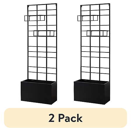 2-Pack Expert Gardener 24" x 11" x 71" Metal Raised Bed w/ Trellis $68 + Free Shipping