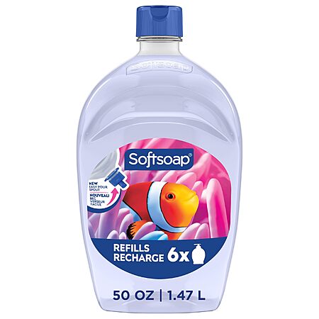 50-Ounce Softsoap Aquarium Liquid Hand Soap Refill $4.19 w/ S&S + Free Shipping w/ Prime or on $35+