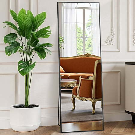 EDX 56"x15" Full Length Rectangle Mirror (Black) $26.99 + Free Shipping w/ Walmart+ or on $35+